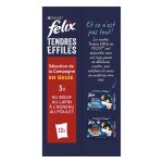 Pte pour chat adulte tendres effils en gele slection campagne felix - les 12 sachets de 85g