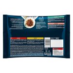 Pte pour chat adulte mini filets en sauce boeuf poulet lapin saumon perle gourmet - les 4 sachets de ...