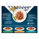 Pte pour chat adulte mini filets en sauce dinde canard agneau thon perle gourmet - les 12 sachets de ...