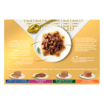 P�t�e pour chat adulte en sauce boeuf poulet thon saumon gold r�gal gourmet - les 12 bo�tes de 85g