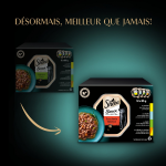 P�t�e pour chat adulte en sauce lapin l�gumes truite herbes poulet dinde sheba - la bo�te de 12 barquettes ...