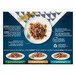 Pte pour chat adulte en sauce terre mer duo gourmet - les 12 sachets de 85g
