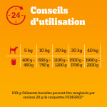 Pâtée pour chien adulte boeuf agneau lapin volaille sauce pedigree - les 4 boîtes de conserve Pâtée pour chien adulte boeuf agneau lapin volaille sauce pedigree - les 4 boîtes de conserve