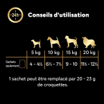 Pte pour chien adulte bouche en sauce boeuf poulet agneau dinde cesar - la bote de 12 sachets fracheur ...