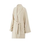 Peignoir adulte beige fonc� 100% coton l / xl tex home - le peignoir
