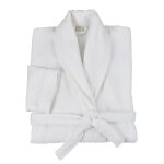 Peignoir adulte cru 100% coton s / m tex home - le peignoir