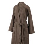 Peignoir taupe 100% coton adulte l / xl bath tex home - le peignoir Peignoir taupe 100% coton adulte l / xl bath tex home - le peignoir
