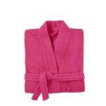 Peignoir enfant rose 100% coton 7 / 8 ans tex - le peignoir