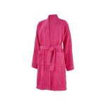 Peignoir enfant rose 100% coton 9 / 10 ans tex - le peignoir