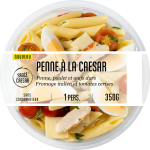 Penne À la caesar poulet ?ufs durs fromage italien mix buffet - la barquette de 350g Penne À la caesar poulet ?ufs durs fromage italien mix buffet - la barquette de 350g