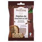 Pépites de chocolat au lait la pateliere - le sachet de 100g Pépites de chocolat au lait la pateliere - le sachet de 100g
