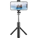 Perche tlescopique avec dclencheur photo sans fil selfiestickbtb - noir bigben - la perche