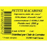 Petits macarons - le sachet de 250 g