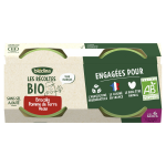 Plat bb ds 6 mois brocolis pommes de terre veau les rcoltes bio bledina - les 2 pots de 200g