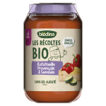 Plat b�b� du soir d�s 6 mois petite ratatouille semoule les r�coltes bio bledina - les 2 pots de 200g ...