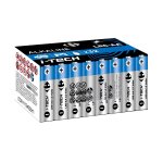 Piles alcaline lr6 - aa 1, 5v i - tech carrefour - le lot de 32 piles