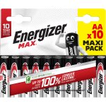 Piles alcaline lr6 - aa 1, 5v energizer max energizer - le lot de 10 piles