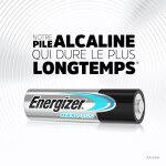 Piles alcaline lr06 - aa 1, 5v max plus energizer - le lot de 10 piles