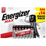 Piles alcaline lr03 - aaa 1, 5v max energizer - le pack de 14