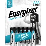 Piles alcaline lr03 - aaa 1, 5v max plus energizer - le pack de 6
