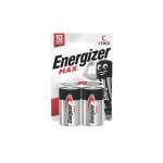 Piles alcaline lr14 - c 1, 5v max energizer - le pack de 2 Piles alcaline lr14 - c 1, 5v max energizer - le pack de 2