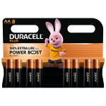 Pile alcaline plus powerboost aa / lr06 - le lot de 8 duracell - le lot de 8 Pile alcaline plus powerboost aa / lr06 - le lot de 8 duracell - le lot de 8