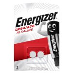Piles bouton alcaline lr44 - a76 1, 5v energizer - le pack de 2