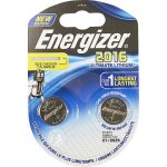 Piles bouton cr2016 3v energizer - le lot de 2 piles