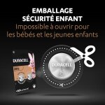 Piles bouton cr2016 3v duracell - le lot de 2 piles