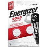 Piles bouton cr2025 3v energizer - le lot de 2 piles