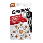 Piles bouton 312 1, 45v energizer - le pack de 8