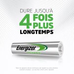 Piles rechargeables aaa / hr3 700mah power plus energizer - le lot de 2 piles Piles rechargeables aaa / hr3 700mah power plus energizer - le lot de 2 piles