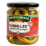 Piment guindillas doux gastronomie basque - le bocal de 130 g net goutt