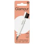 Pince � epiler inox avec brosse sourcils glamour paris - l'unit�