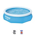 Piscine autoportante ronde d3, 05m h76cm 57270 fast set bestway - le kit piscine