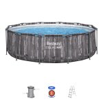 Piscine tubulaire ronde d3, 66m h76cm steel pro max bestway - l'unit�