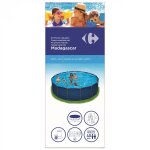 Piscine tubulaire 457x122 cm madagascar carrefour - la piscine + le kit