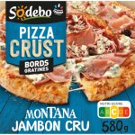 Pizza crust montana fourme d'ambert aop jambon cru sodebo - la pizza de 580 g
