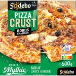 Pizza crust mythic b?uf cheddar sauce burger sodebo - la pizza de 600 g Pizza crust mythic b?uf cheddar sauce burger sodebo - la pizza de 600 g