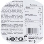 Pizza jambon fromage carrefour classic' - la pizza de 180g