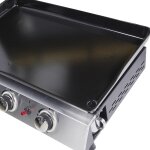 Plancha gaz  poser 3 feux inox arona - l'unit