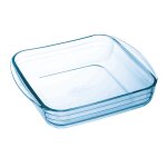 Plat  four verre carr 20x17 cm pyrex - la pice