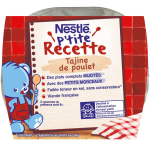 Plat bébé dés 12 mois tajine de poulet p'tite recette nestle - 2 pots de 200 g Plat bébé dés 12 mois tajine de poulet p'tite recette nestle - 2 pots de 200 g