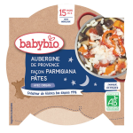 Plat bébé dès 15 mois aubergines pâtes babybio babybio - l'assiette de 260 g Plat bébé dès 15 mois aubergines pâtes babybio babybio - l'assiette de 260 g