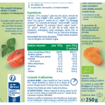 Plat bb ds 15 mois lasagnes  la bolognaise bio la mamma hipp biologique - l'assiette de 250g