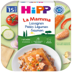 Plat bb ds 15 mois lasagnes petits lgumes saumon la mamma hipp biologique - l'assiette de 250g
