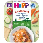Plat bb ds 15 mois lasagnes petits lgumes saumon la mamma hipp biologique - l'assiette de 250g