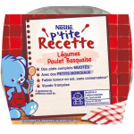 Plat bb ds 15 mois lgumes poulet basquaise p'tite recette nestle - 2 bols de 200 g
