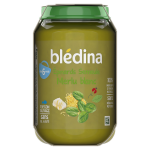 Plat b�b� d�s 6 mois �pinards semoule merlu bledina - les 2 pots de 200g