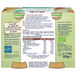Plat bb ds 6 mois semoule lgumes poulet bio petits mijots hipp biologique - les 2 pots de 190g